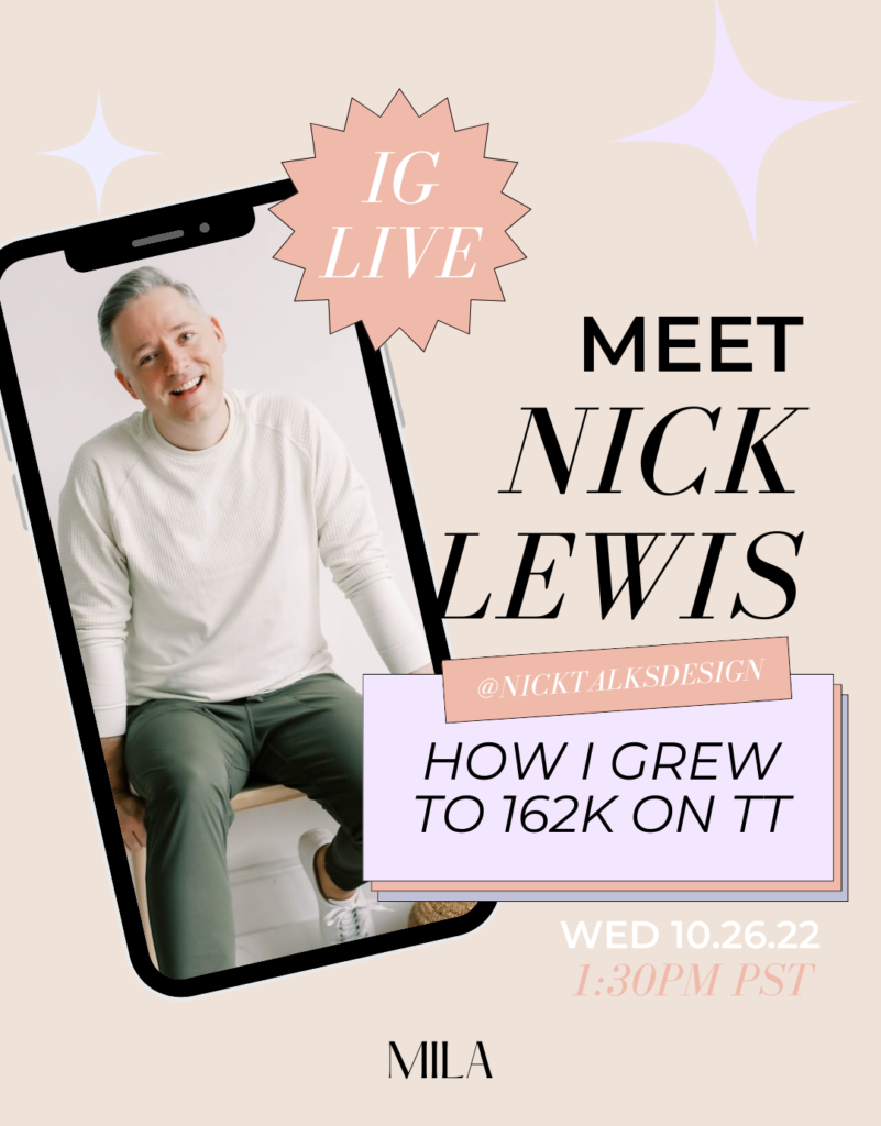 TikTok Marketing for Business: how Nick Lewis of Nick Talk Designs grew to over 162K followers on TikTok 