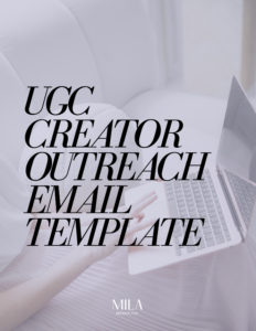 Work with UGC Creators easily by downloading our UGC Creator outreach email template.